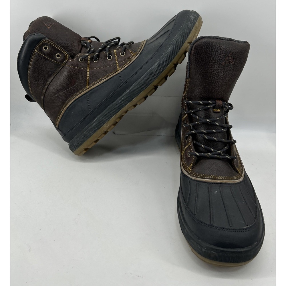 Nike ACG‎ Woodside II Boots Brown And Black 525393-770 Men's Size 15